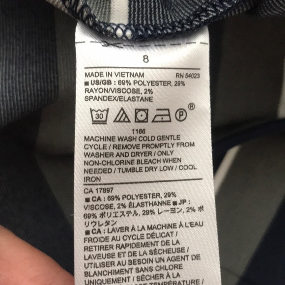 Banana Republic Sheath dress stripes - Picture 4 of 5